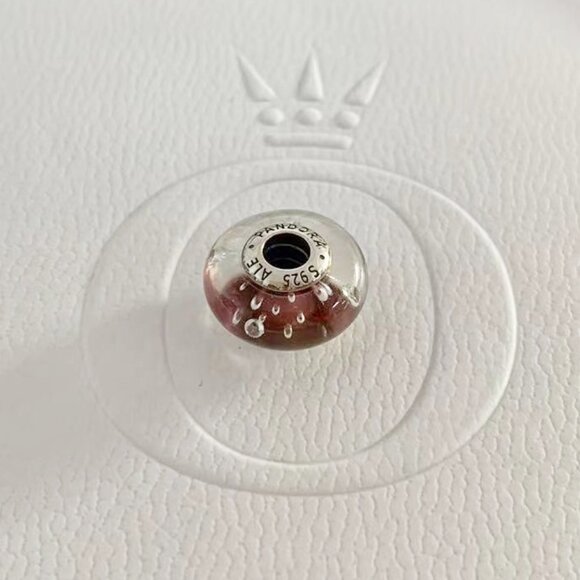 Pandora Lavender Purple Colored Glass Bead String Beaded Bracelet S925 Ale - Picture 3 of 4